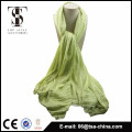 2015 fashionable soft blend Imitation italian style plain color scarf with matellic